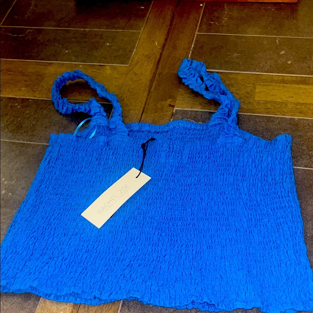 Rachel Zoe Vibrant Blue Tank Top
